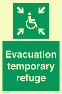 Evacuation temporary refuge